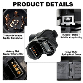 Anpher connector beside hand showing compact size and easy replacement benefit