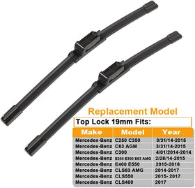 ANRDDO blade rubber edge closeup demonstrating clean wipe performance