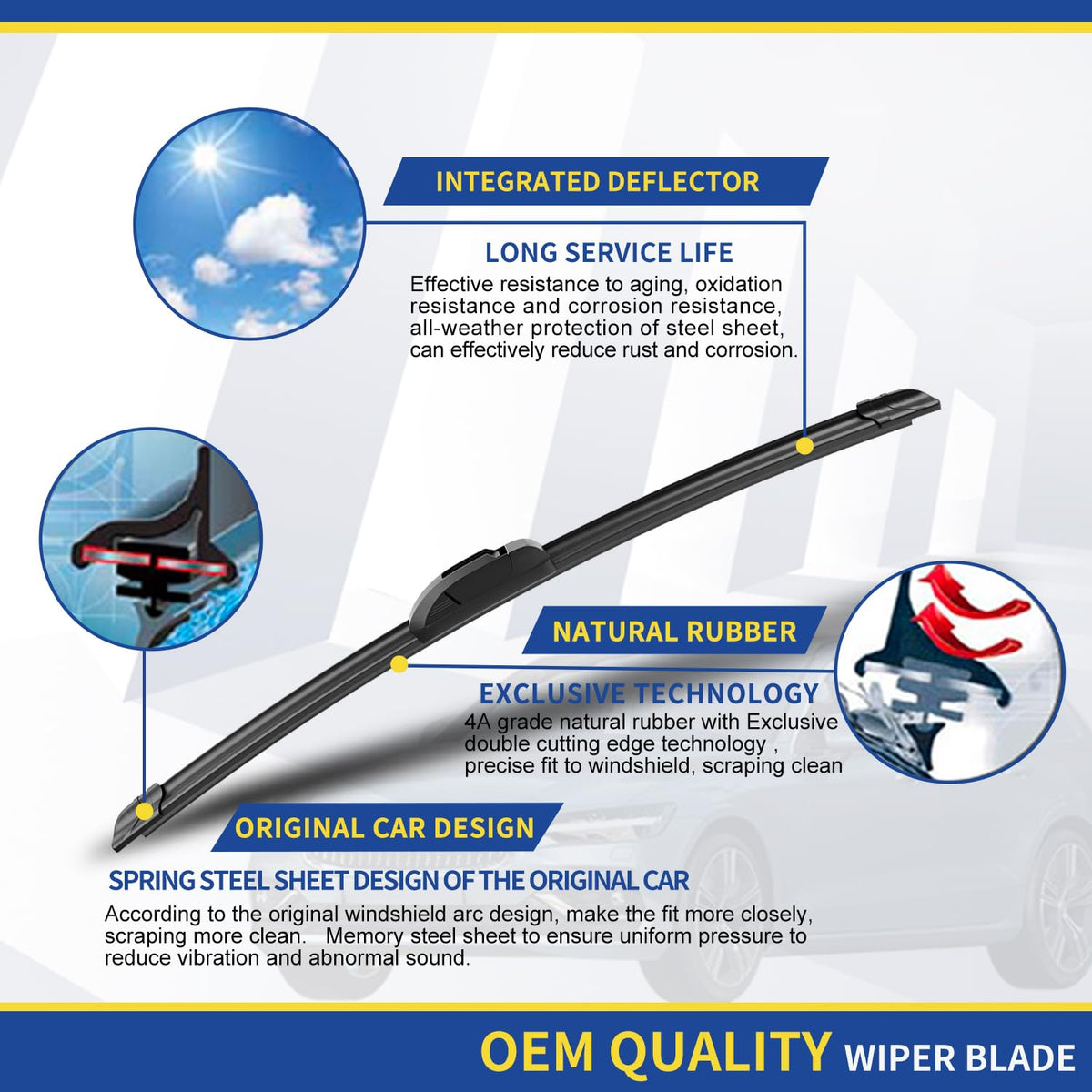 ANRDDO installed 16" and 14" blades on FJ Cruiser windshield improving visibility