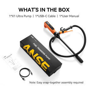 ANSE X1 Ultra label close-up with FCC CE icons, showing certified quality assurance