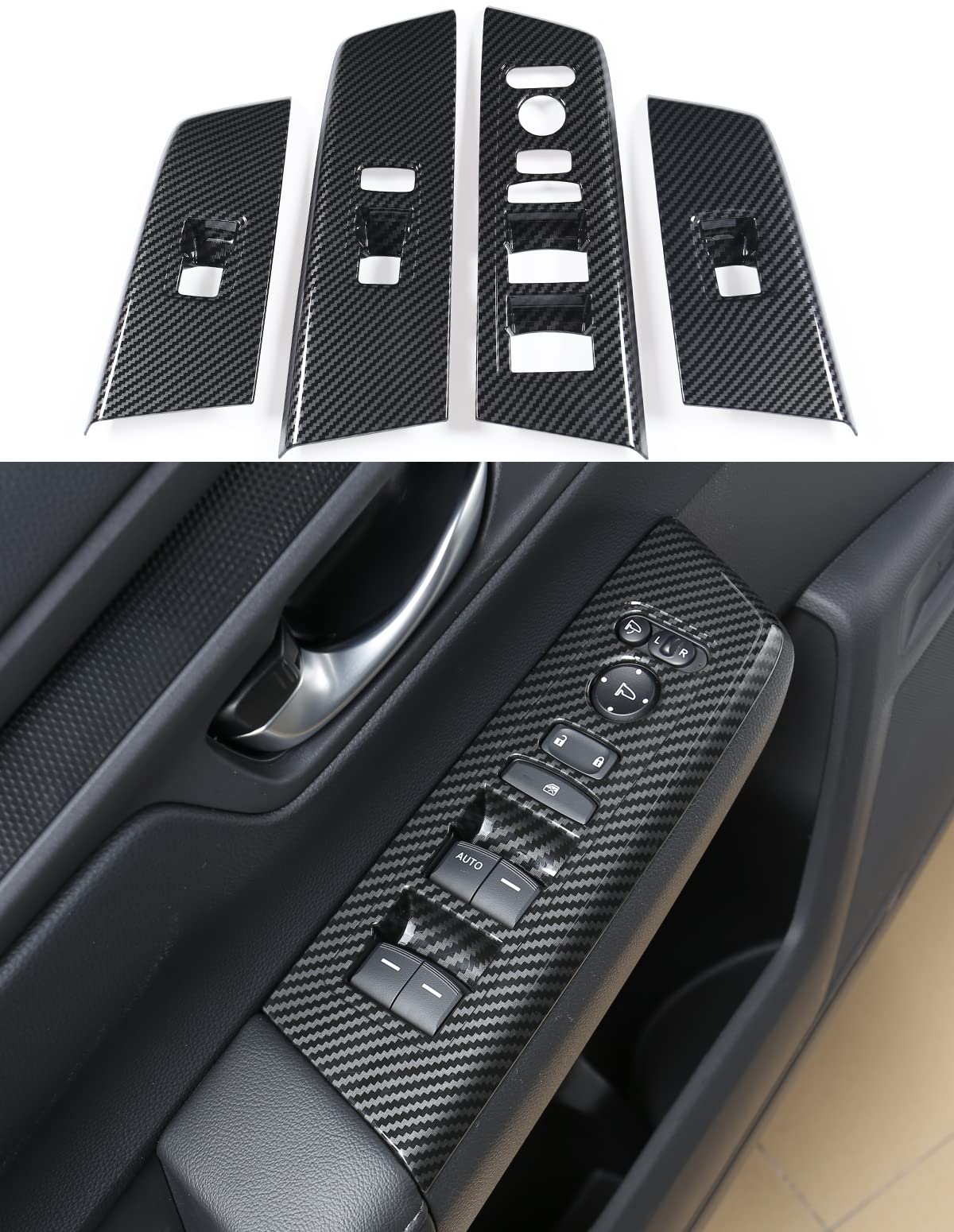 AntBooBoo front view of four-piece panel kit showing fitment and finish benefits