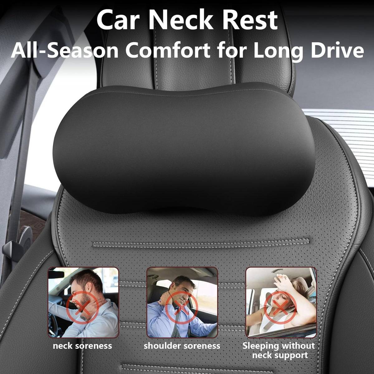 AntDiseno side profile showing ergonomic curve that maintains natural neck alignment