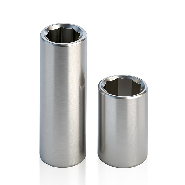 ANTDM front view of high and low side octagon sockets showing compact set and labeling, durable tool benefit