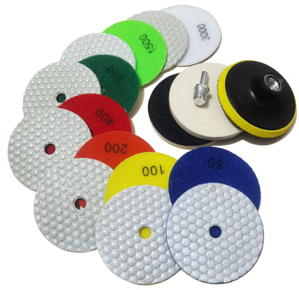 ANTENGDATOOL front packaging of 4-inch polishing kit showing included items and benefits