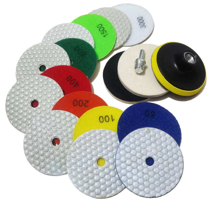 ANTENGDATOOL front packaging of 4-inch polishing kit showing included items and benefits