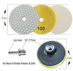 ANTENGDATOOL pads next to a coin showing 4-inch scale for accurate size perception