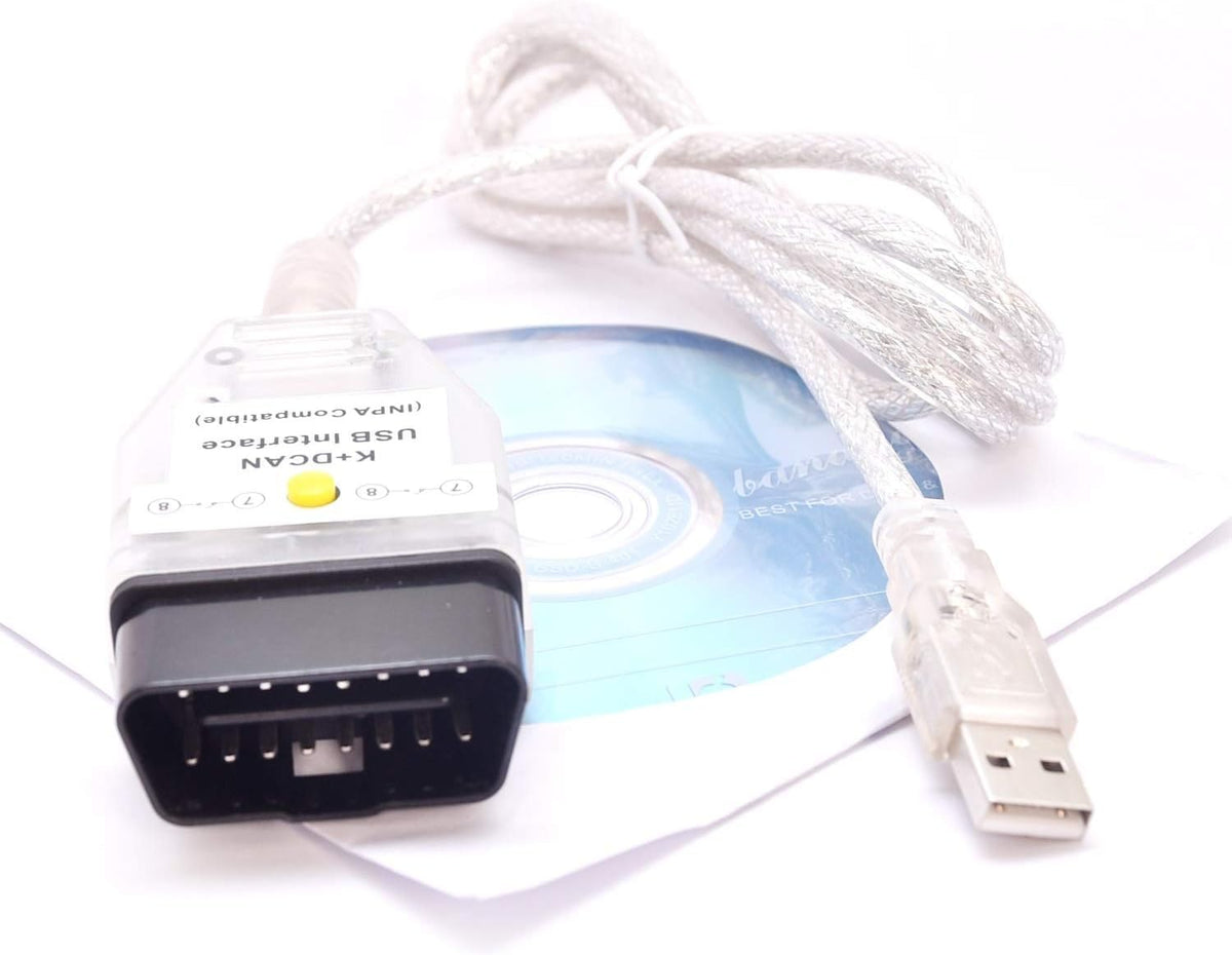 AntiBreak BMW INPA cable close-up of manual switch for selecting K+DCAN modes