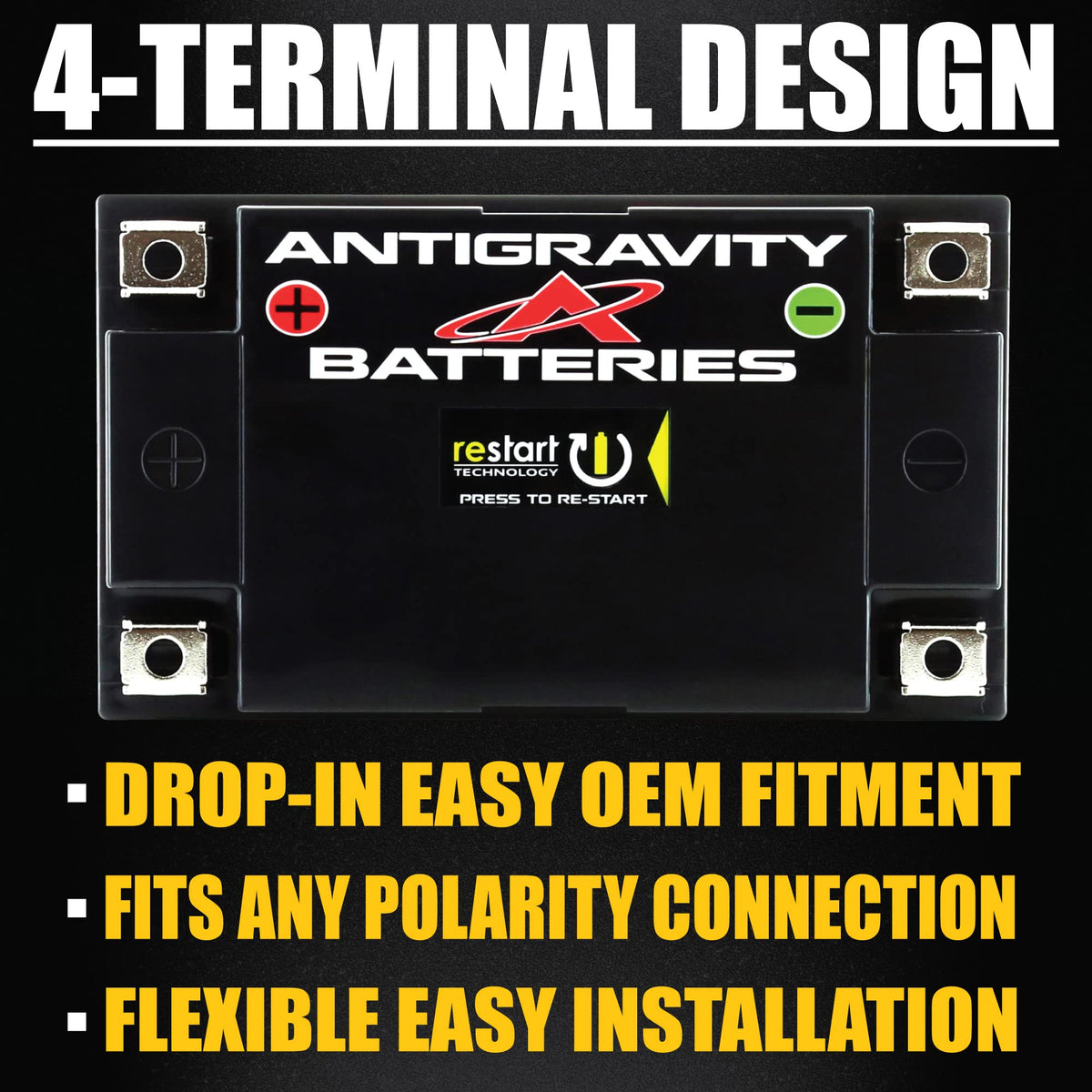 Antigravity ATX12-HD installed on an ATV demonstrating fast, drop-in replacement benefit