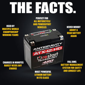 Antigravity ATX12-HD next to ruler showing compact dimensions for easy fitment