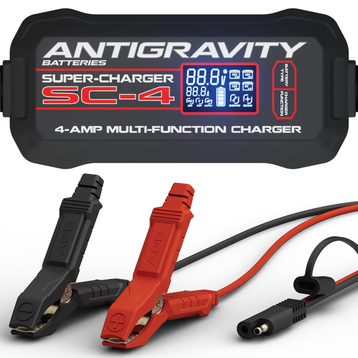 Antigravity front panel showing buttons and ports for easy operation and reliability