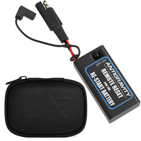 Antigravity Batteries restart remote front view showing compact design and portability benefit