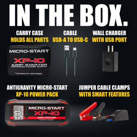Antigravity XP-10 stored in vehicle trunk showing emergency readiness benefit