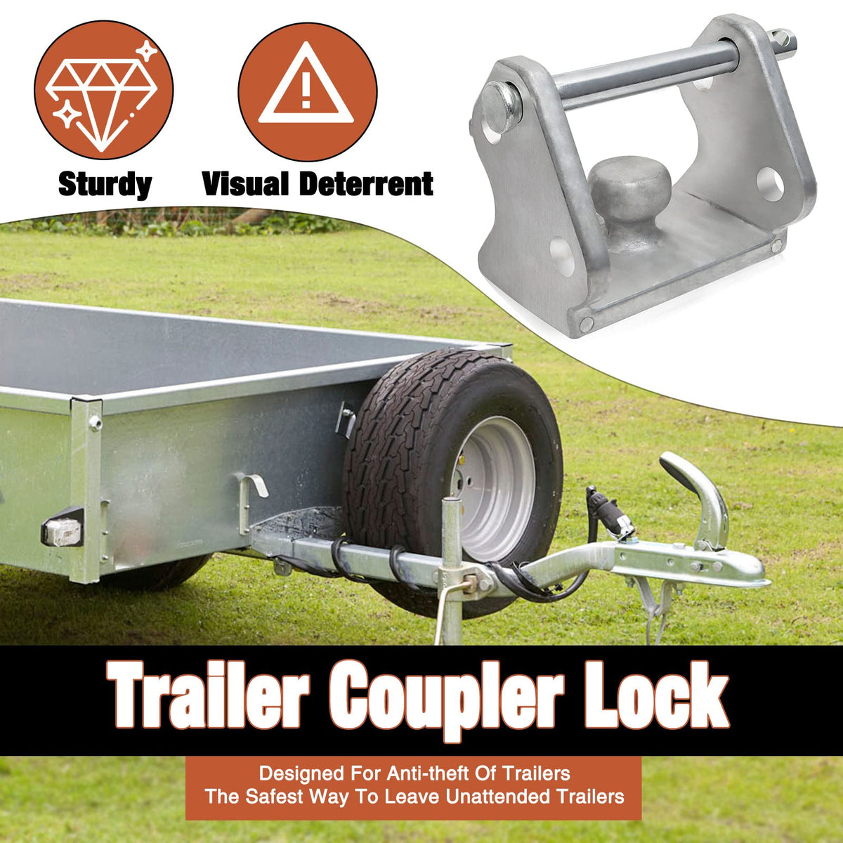 Antivanl close-up of hardened locking rod highlighting strength benefit