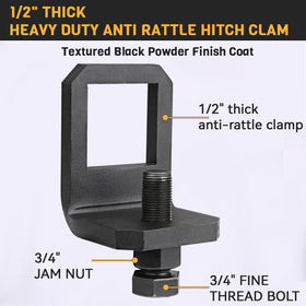 Antivanl detail of 1/2 inch steel thickness for heavy-duty strength