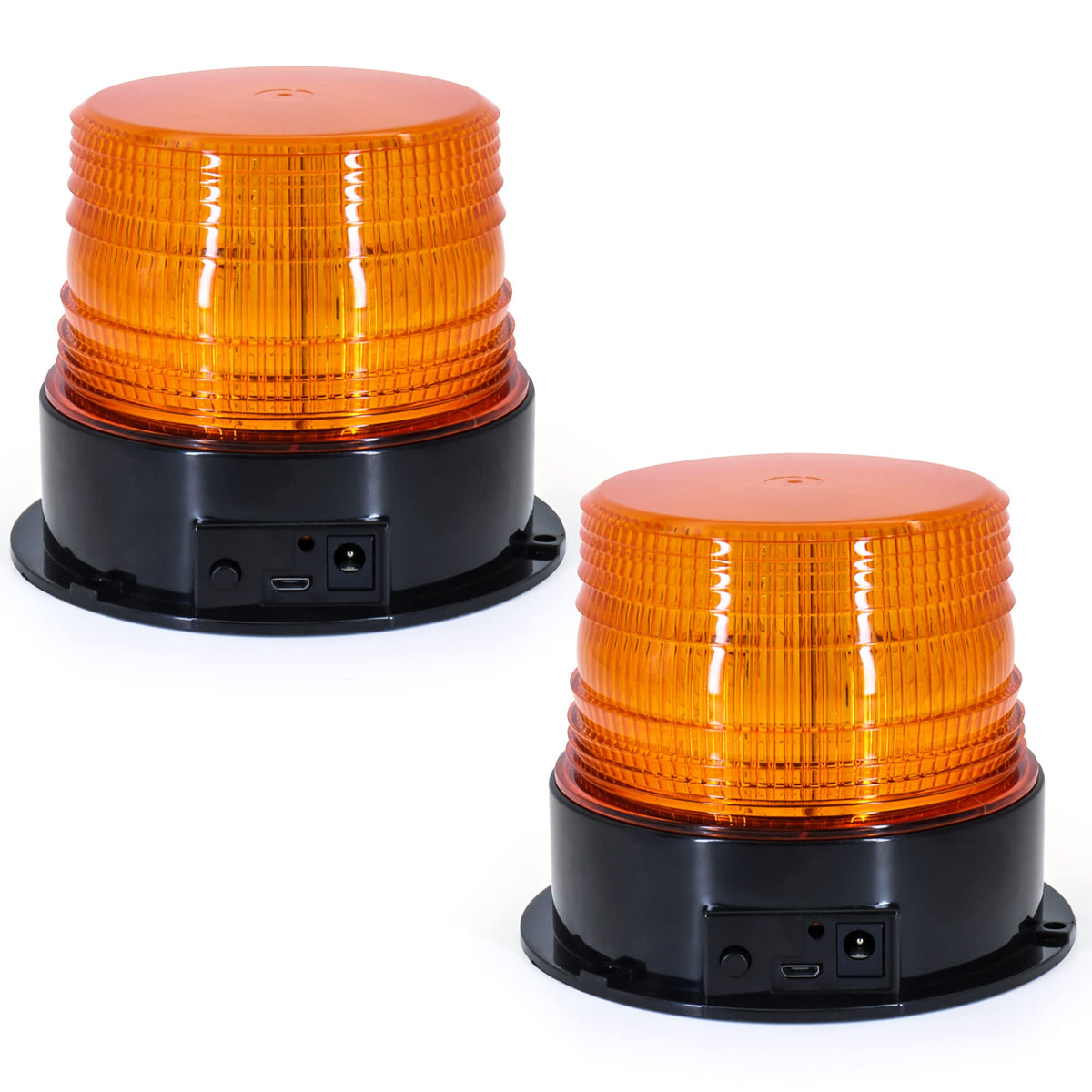 AnTom beacon front view showing amber LED array for high visibility