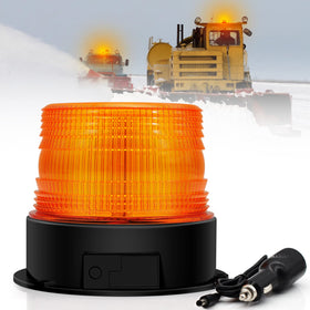 AnTom night strobe demonstration showing bright amber attention-grabbing light