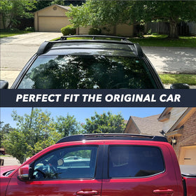 ANTS PART cross bars mounted on Toyota Tacoma Double Cab showing secure fit benefit