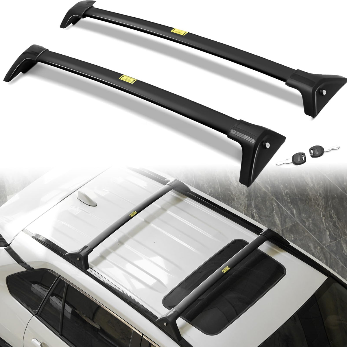 ANTS PART front view on RAV4 showing secure integrated look and stability