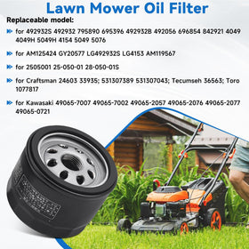 ANWTOTU 49065-0721 during mower maintenance showing simple swap reduces service time