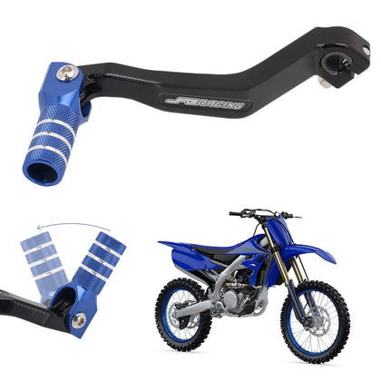 AnXin front view of blue shift lever showing shape and OEM fitment benefit