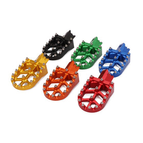 AnXin foot peg in off-road setting showing better rider control and confidence