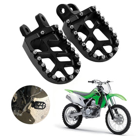 AnXin front view foot peg assembly showing secure platform and improved control