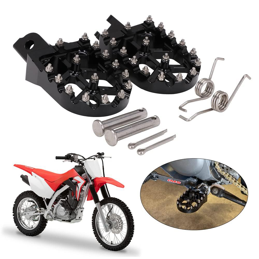AnXin front view peg mounted on motorcycle showing durable fit and improved stability