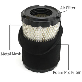 Anxingo foam pre-filter texture close shot highlighting dust-trapping benefit
