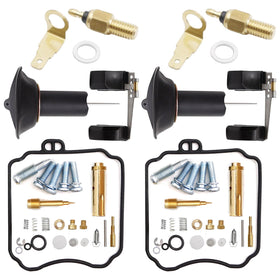 Anxingo front packaging showing two carburetor repair kits for clear identification and correct fit