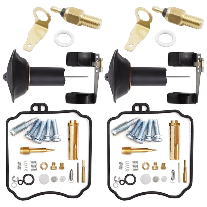 Anxingo front packaging showing two carburetor repair kits for clear identification and correct fit