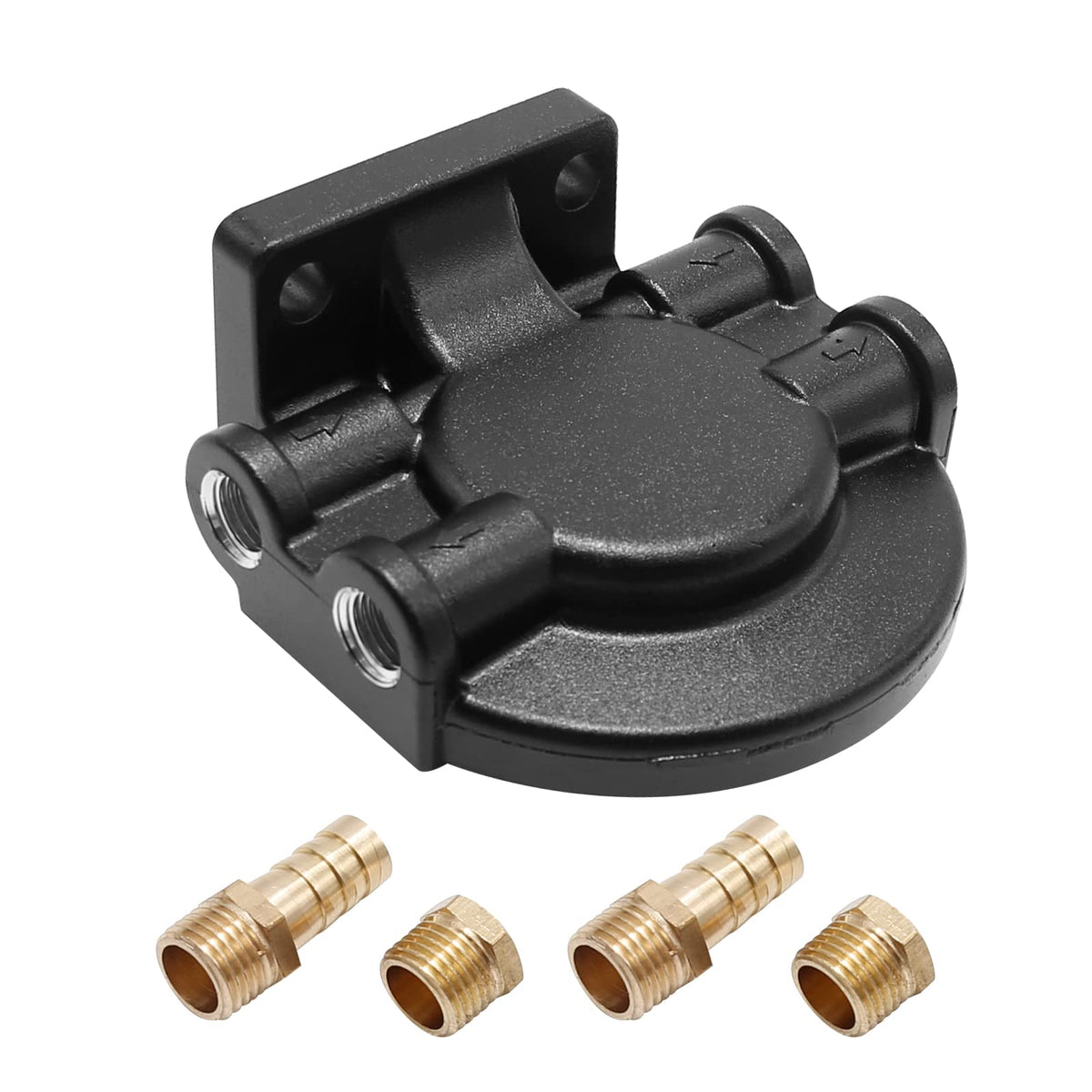 Anxingo installed on marine engine demonstrating proper fit and service access