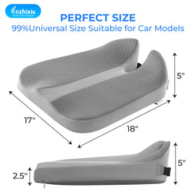anzhixiu cushion in vehicle interior lifestyle shot for comfortable driving posture
