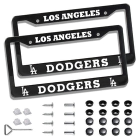 AOALSEN Dodgers front view of two black frames showing team branding and durability