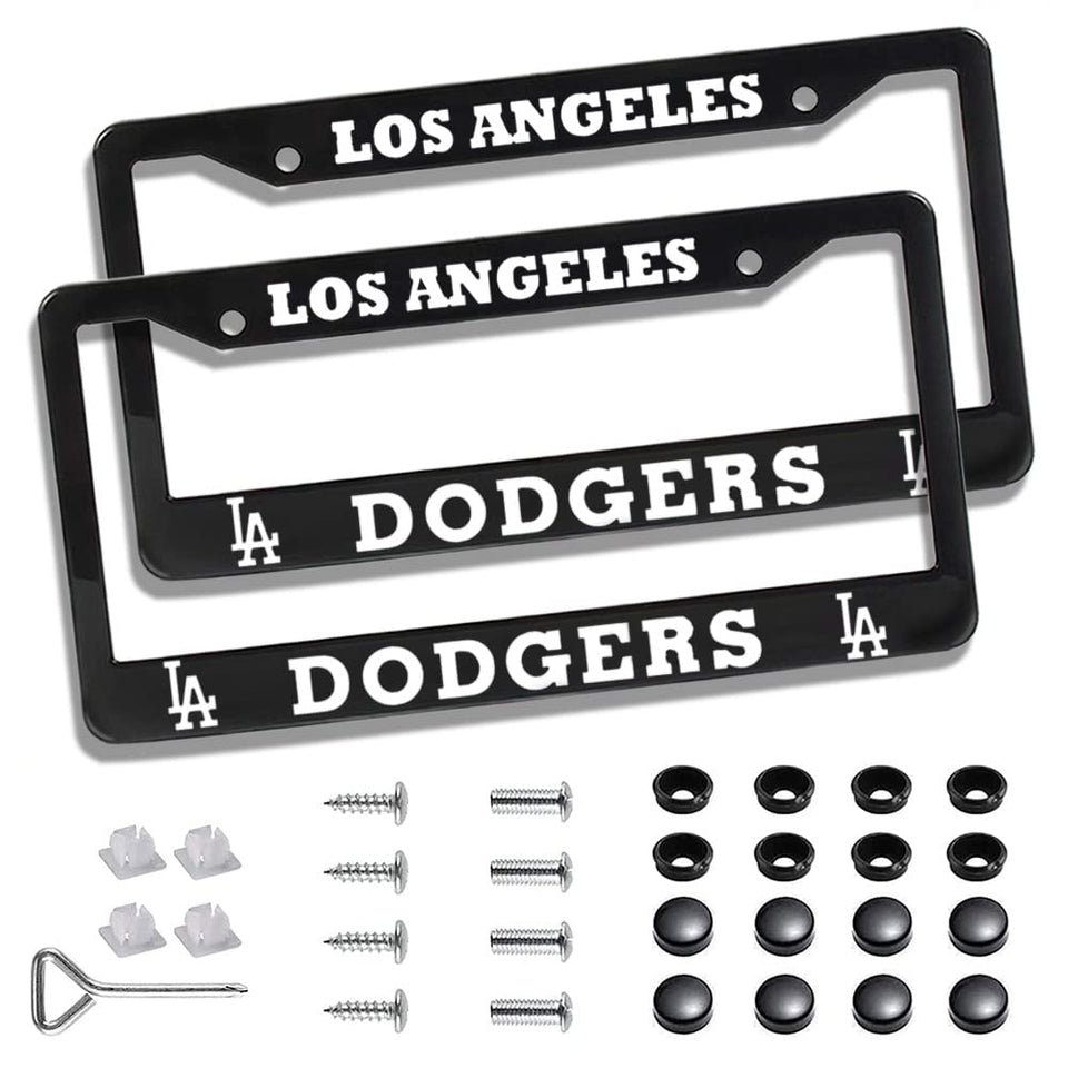 AOALSEN Dodgers front view of two black frames showing team branding and durability