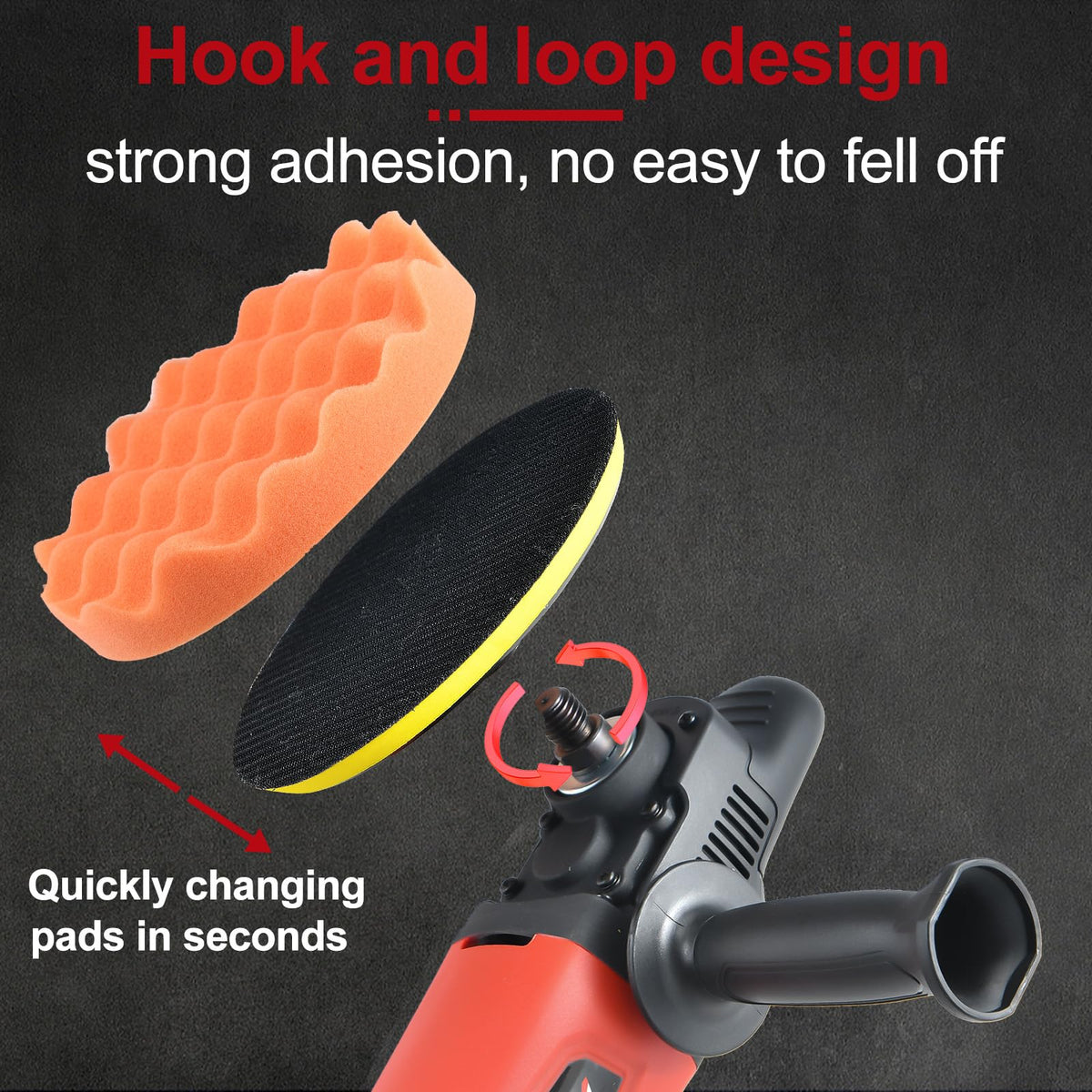 AOBEN top speed control detail illustrating easy variable RPM adjustment for safety