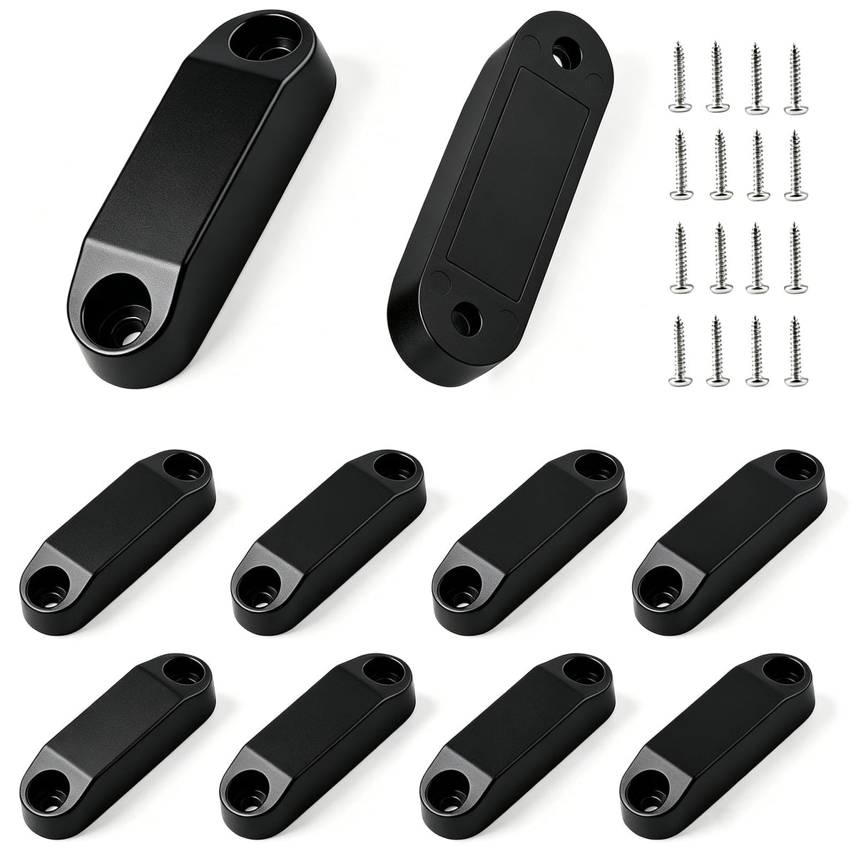 Aocies front packaging showing full 4-pair RV door holder kit benefit: ready-to-install