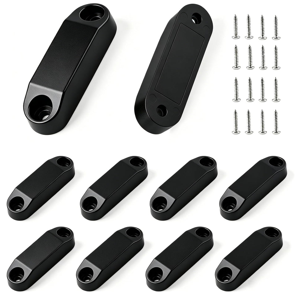 Aocies front packaging showing full 4-pair RV door holder kit benefit: ready-to-install