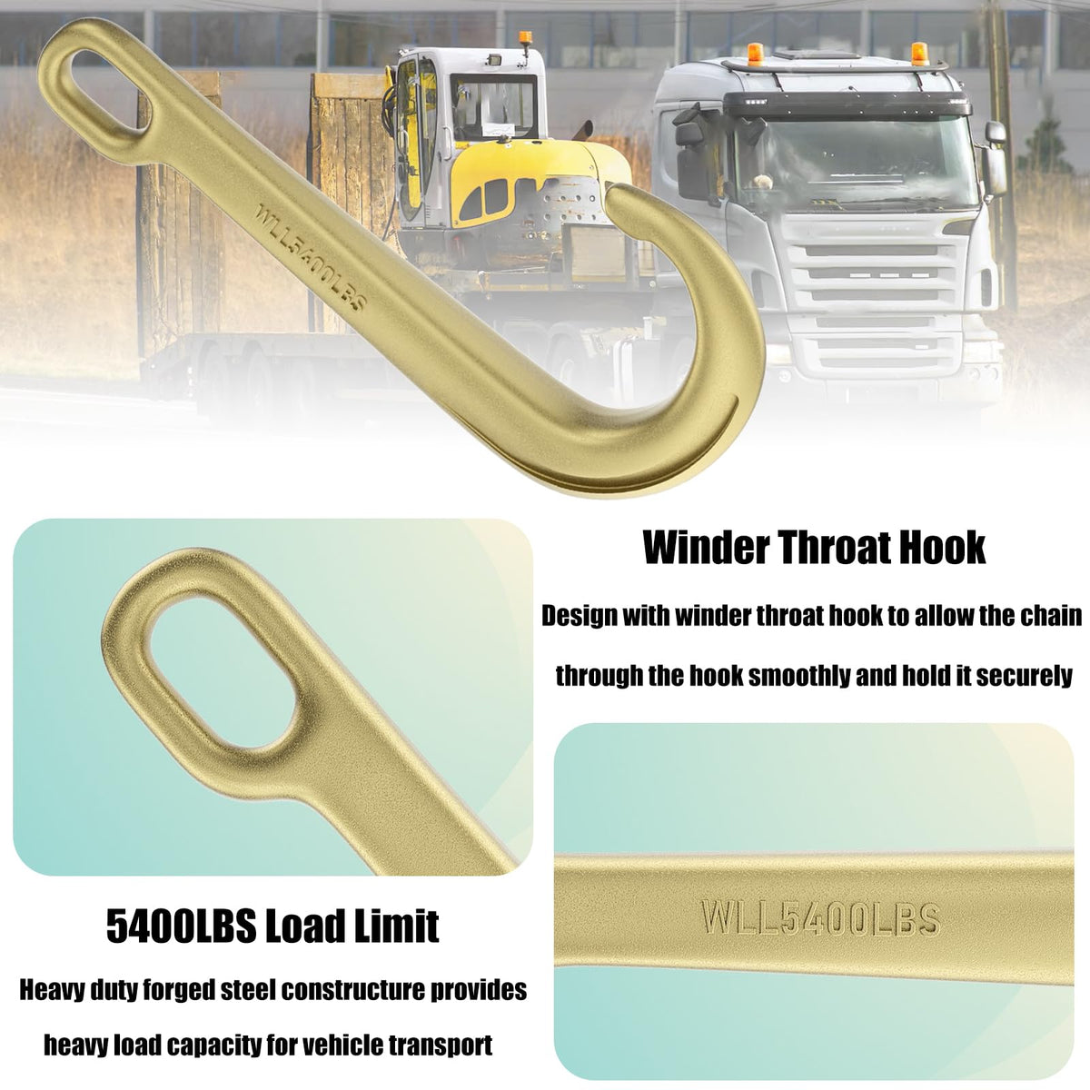 AODESTINY yellow zinc plated finish detail resisting rust for outdoor longevity