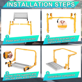 Aoiaute in use accessing roof rack demonstrating stable, tool-free access