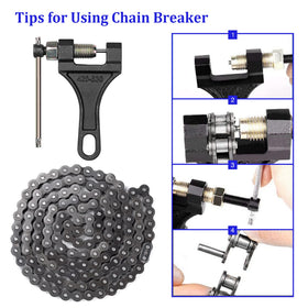 AOIT chain breaker with master link and connector kit enabling quick on-site sizing