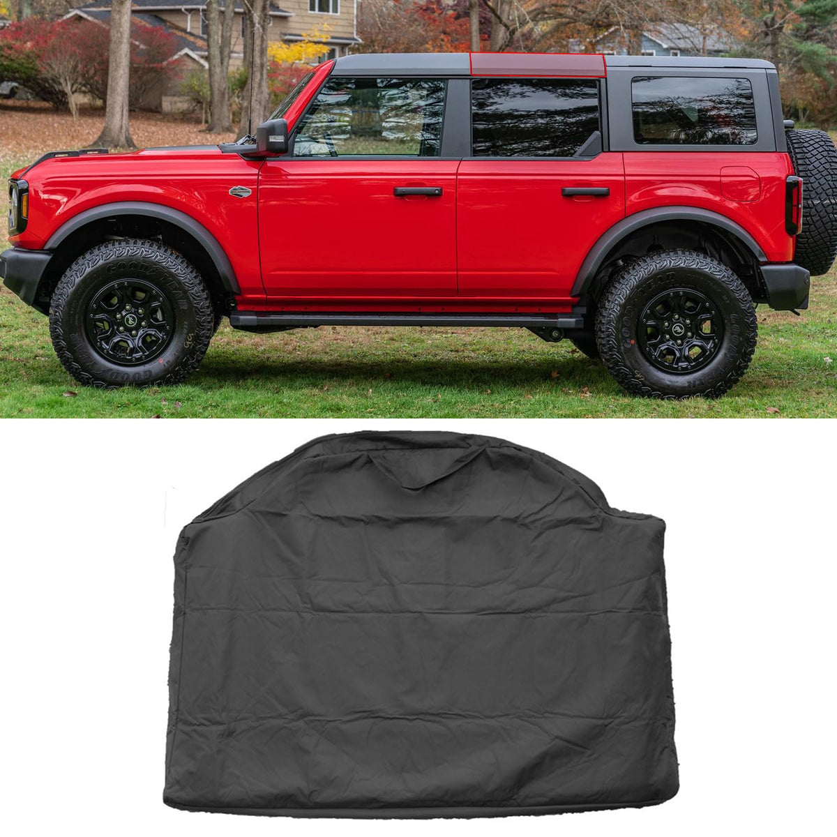 Aojezoor front view bag on seat protecting panels with secure fit