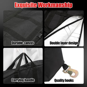Aojezoor reinforced zipper detail for secure closure