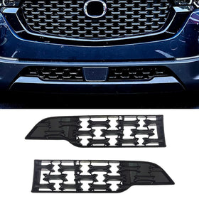 AOKIO packaged front grille inserts showing glossy black finish and fit benefits