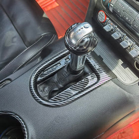 AOKIO panel installed in Mustang interior improving center console style