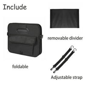 AOKJOY folded organizer secured with buckle, saves space and stores neatly