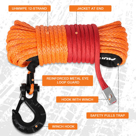 Aomifunny close-up of UHMWPE rope fibers, shows durable construction benefit