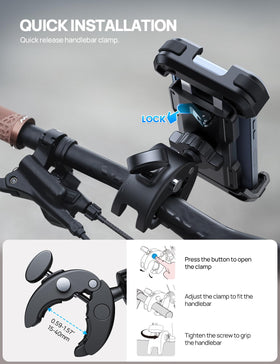 Aomiker 360 degree rotatable joint adjusted for perfect viewing angle