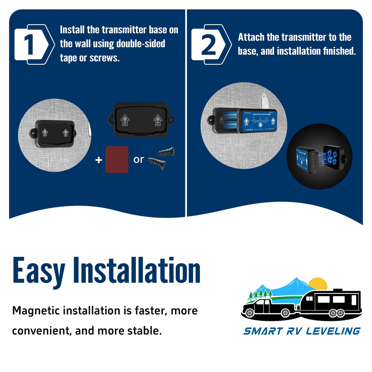 AOMOSUR app dual-axis display on phone for instant leveling guidance