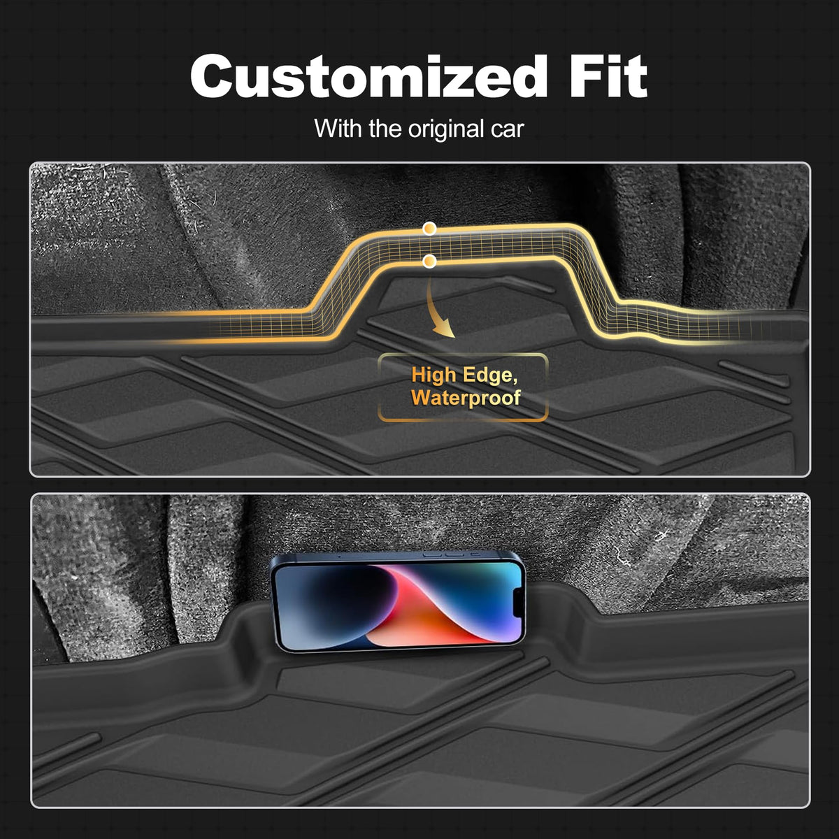 AOMSAZTO anti-slip grid closeup improving load stability and safety