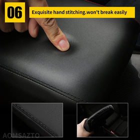 AOMSAZTO lifestyle shot in car interior conveying upgraded cabin look
